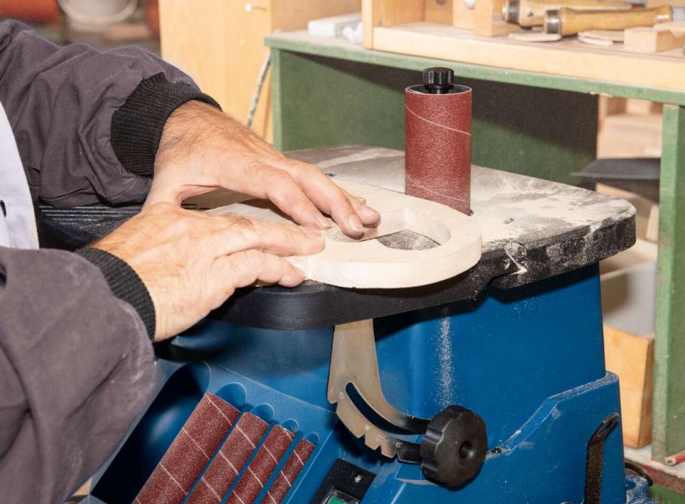 Осцилляционный шпиндельно-ленточный шлифовальный станок  Scheppach OSM 600 Scheppach