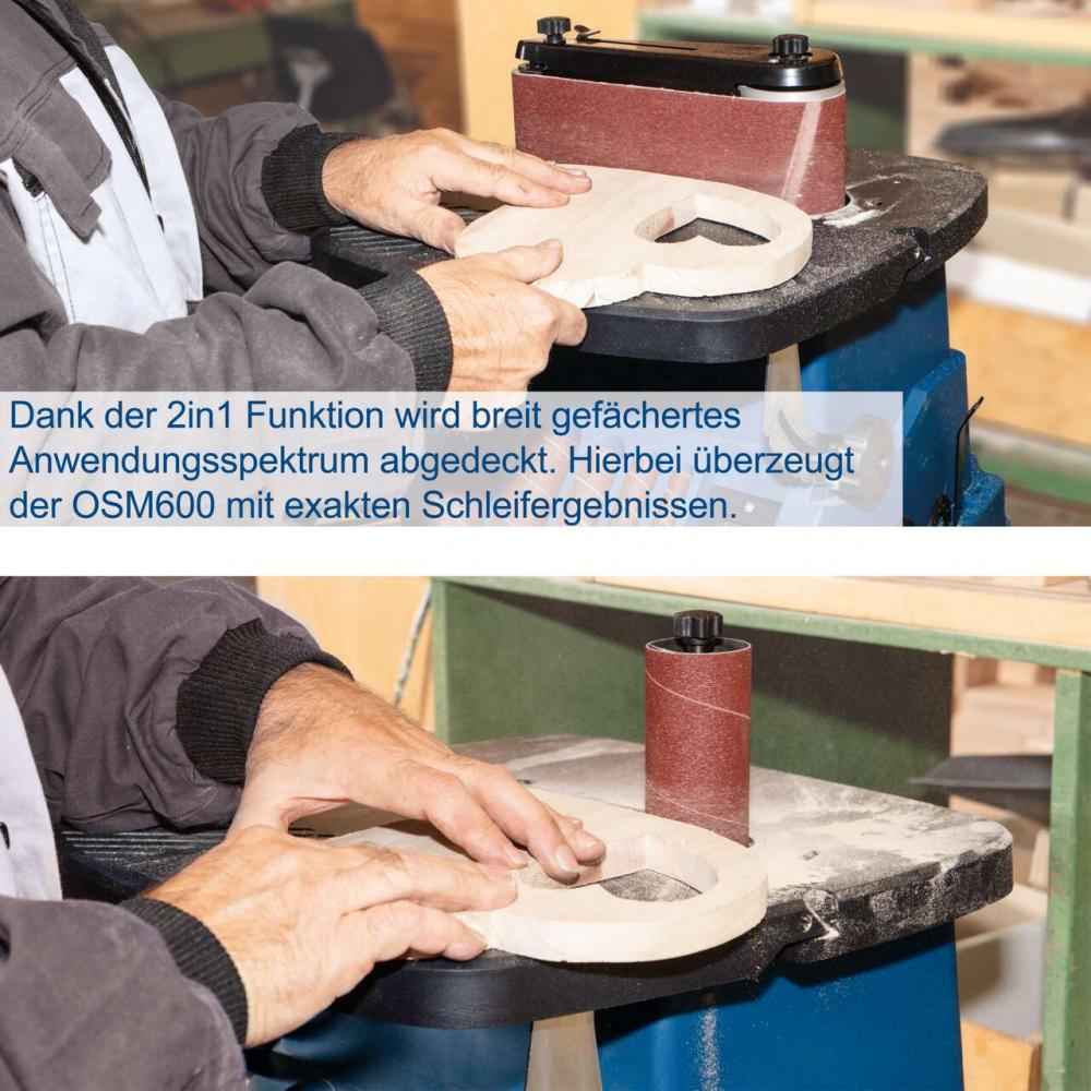 Осцилляционный шпиндельно-ленточный шлифовальный станок  Scheppach OSM 600 Scheppach