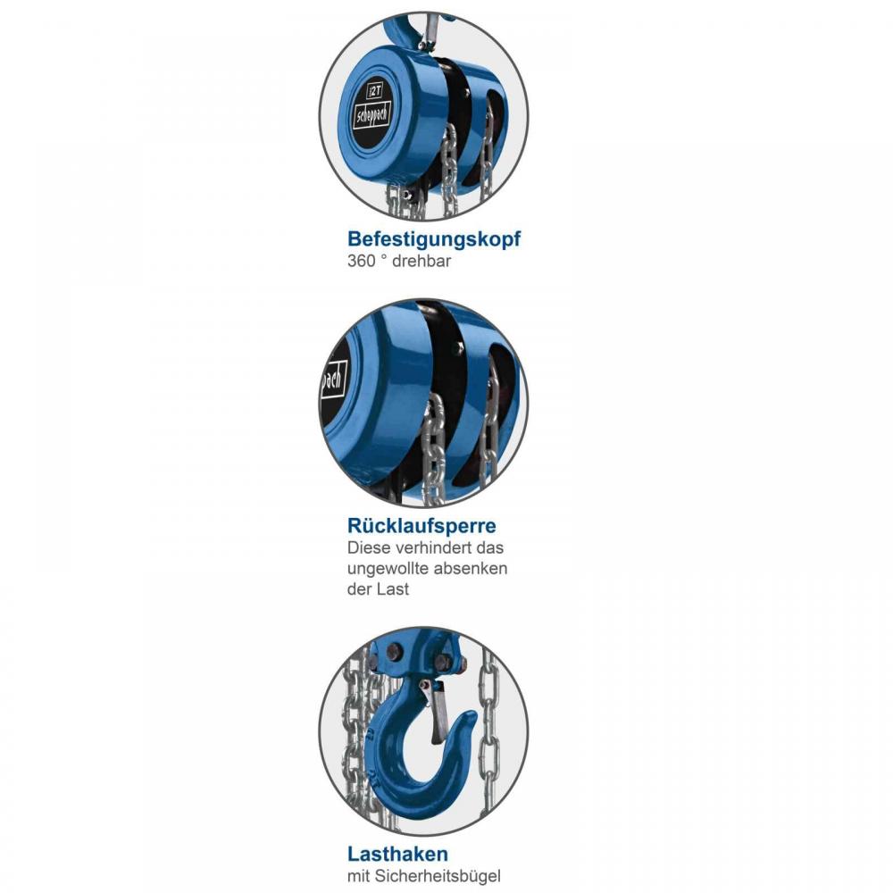 Таль ручная цепная Scheppach CB02 Scheppach