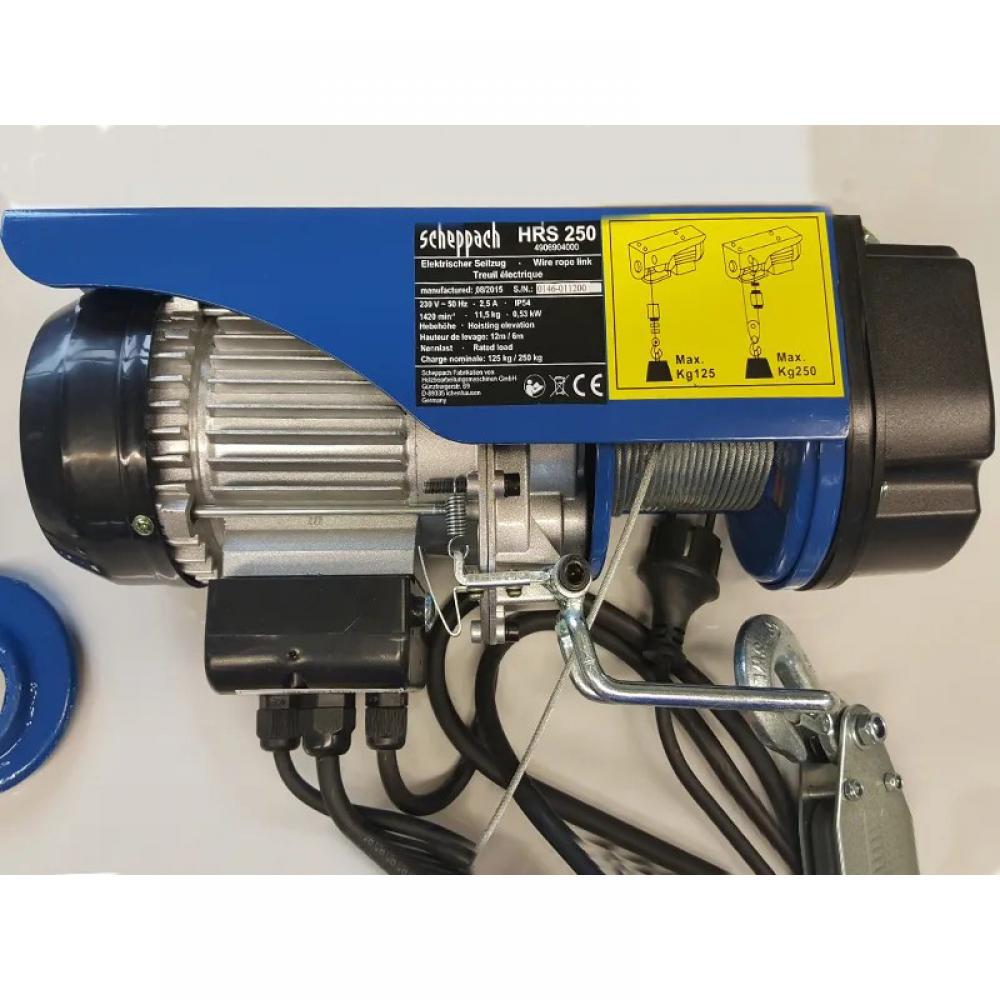 Таль электрическая канатная Scheppach HRS250 Scheppach