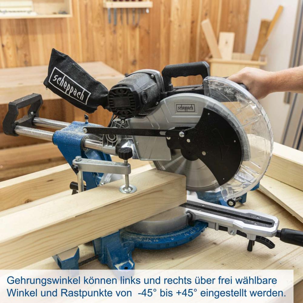 ТОРЦЮВАЛЬНО-УСОВОЧНА ПИЛА SCHEPPACH HM140L Scheppach