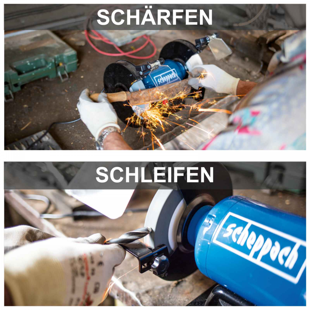 Шліфувально-полірувальний станок Sсheppach SM200AL Scheppach