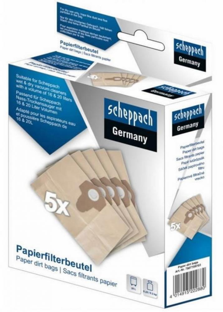 Мешок бумажный для пылесоса, NTS20 Scheppach Scheppach