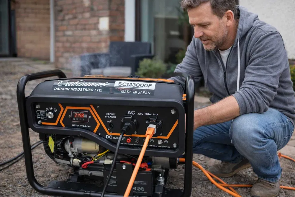 Бензиновый генератор Daishin SCM3000F Scheppach