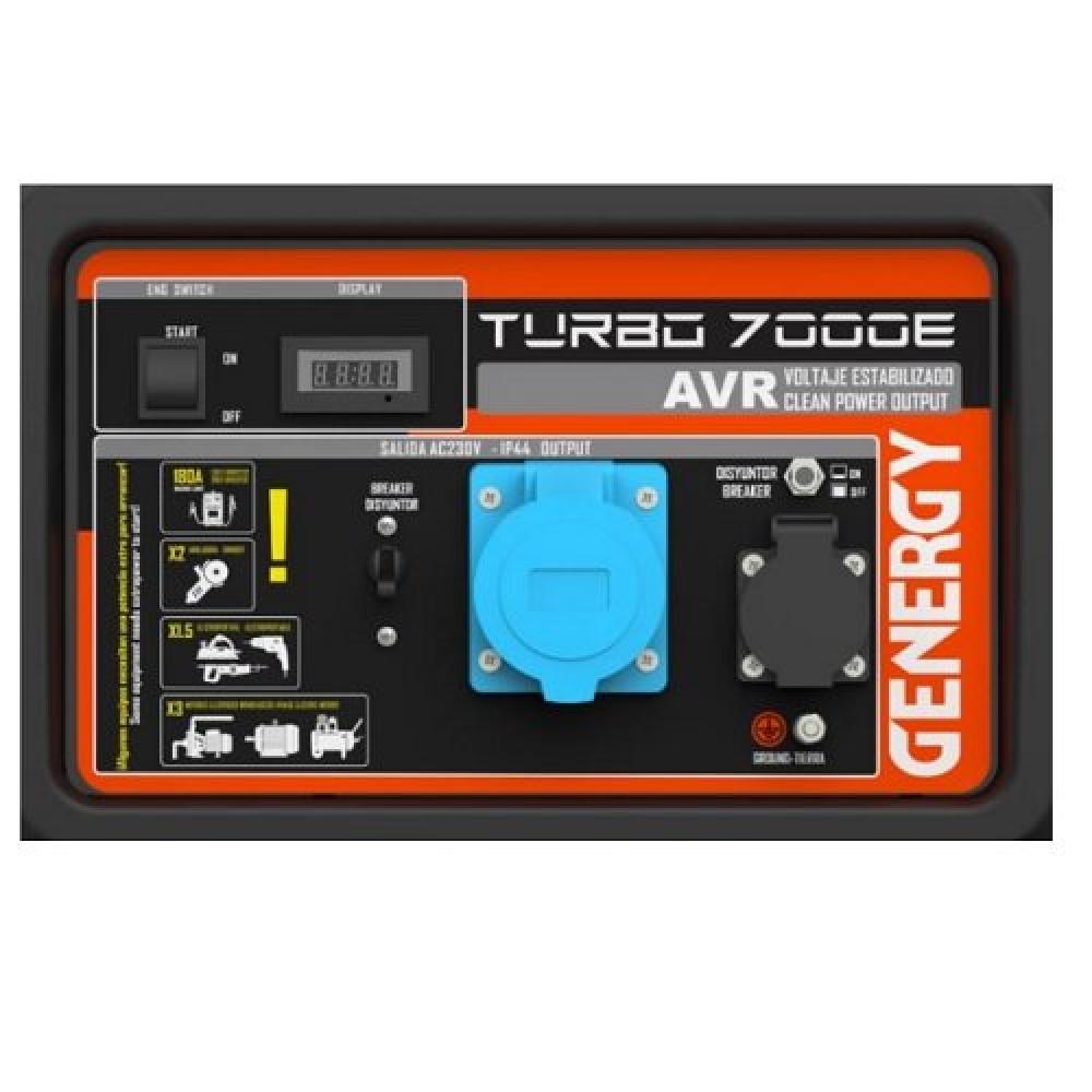 Бензиновый генератор GENERGY TURBO 7000 Scheppach