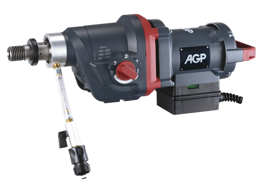 Дриль алмазного сухого і вологого свердління з мікроударом AGP DDC5 Scheppach