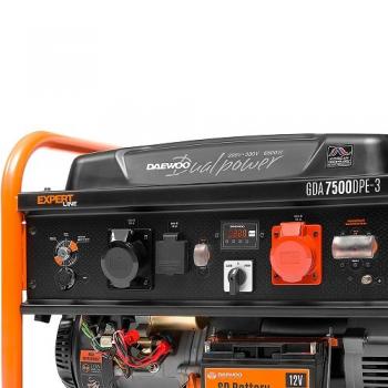 Бензиновий генератор DAEWOO&nbsp;Scheppach&nbsp;GDA-7500DPE-3 - slide 6