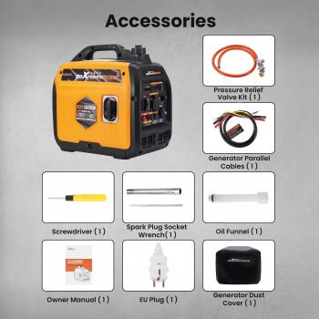 Інверторний газо-бензиновий генератор MaXpeedingRods&nbsp;Scheppach&nbsp;MXR3800DF - slide 3